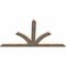 Ekena Millwork Richland Smooth Timber Gable Bracket, Douglas Fir, 60"W x 32"H x 1 1/2"D x 3 1/2"F, 13/12 Pitch GBW060X32X0204RIC00SDF - alternate 2